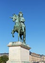 Equestrian statue of Louis XIV - Versailles, France Royalty Free Stock Photo