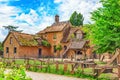 VERSAILLES, FRANCE - JULY 02, 2016 :Landscape of hamlet Queen Ma