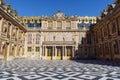 The marble courtyard of Versailles Palace, France Royalty Free Stock Photo