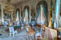 Versailles, France - March 14, 2018: Room inside The great Trianon Palace Grand Trianon situated in the northwestern part of the