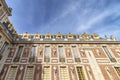Versailles, France - March 14, 2018: View of Palace from the courtyard inside the Royal Palace of Versailles in France