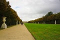 Versailles palace and garden in Autumn, France. Royalty Free Stock Photo