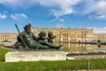 Versailles palace and gardens with Neptune statue outside Paris, France Royalty Free Stock Photo