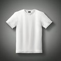 A versatile blank T-shirt mock-up, ready for your creative designs and personal expression. Generative Ai