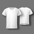 A versatile blank T-shirt mock-up, ready for your creative designs and personal expression. Generative Ai