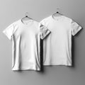 A versatile blank T-shirt mock-up, ready for your creative designs and personal expression. Generative Ai