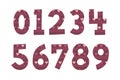 Versatile Collection of Sweet Serenade Numbers for Various Uses Royalty Free Stock Photo