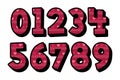 Versatile Collection of Sweet Serenade Numbers for Various Uses Royalty Free Stock Photo