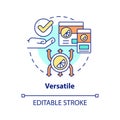 Versatile concept icon