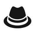 Plain Fedora Hat Templates with Multiple Angles and Variations Royalty Free Stock Photo
