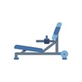 Versatile Folding Rowing Machine Icon Design