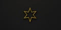 Luxurious gold star icon for prestigious and elegant designs