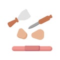 Versatile Clay Sculpting Tool Icon Royalty Free Stock Photo