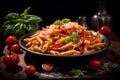 Versatile Italian pasta penne. Generate Ai