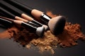 Versatile Makeup brush. Generate Ai