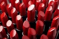 Versatile Many RED lipsticks set. Generate Ai