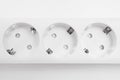 a versatile modern white extension cord with sockets