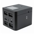 Versatile Multi-Port USB Charging Cube on White Background Royalty Free Stock Photo