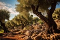 Versatile Olives tree oil. Generate Ai