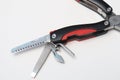 Versatile portable tools include folding knives, saws, can openers, pliers, and so on.