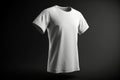 Versatile and Practical, 3D Empty White T-Shirt Mockup for Any Design,3d render