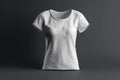 Versatile and Practical, 3D Empty White T-Shirt Mockup for Any Design,3d render