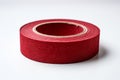 Versatile red long masking tape for crafting, painting, and home improvement projects Royalty Free Stock Photo