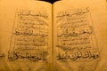 Verses of the old Qur`an