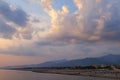 Versilia coast Royalty Free Stock Photo