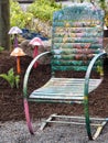 Colorful and Whimsical Garden Chair