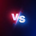 Versus background. Vs battle competition, mma fighting challenge. Lucha duel vs contest concept Royalty Free Stock Photo