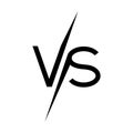 versus competition icon simple Royalty Free Stock Photo