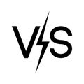 versus competition icon simple Royalty Free Stock Photo