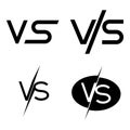 versus competition icon simple Royalty Free Stock Photo