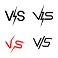 versus competition icon simple Royalty Free Stock Photo