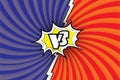 Versus.Fight background comic pop art style design.vs letters in speech bubble