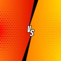 Versus fight comic style background Royalty Free Stock Photo