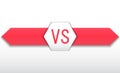 Versus letters fight background. Royalty Free Stock Photo