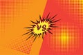 Versus letters fight backgrounds comics style design. Royalty Free Stock Photo