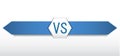 Versus Logo. VS Vector Royalty Free Stock Photo