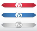 Versus Logo. VS Vector Royalty Free Stock Photo