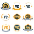 Versus logos set