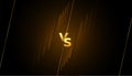 versus vs challenge banner for team fight Royalty Free Stock Photo