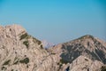 Vertatscha - Scenic view of majestic mountain ranges of untamed Karawanks and Julian Alps Royalty Free Stock Photo