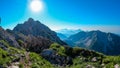 Vertatscha - Scenic view of majestic mountain summit of Vertatscha (Vrtaca) in untamed Karawanks