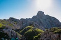 Vertatscha - Scenic view of majestic mountain summit of Vertatscha (Vrtaca) in untamed Karawanks