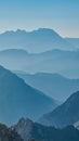 Vertatscha - Scenic view of mountain peak Grintovec in majestic Kamnik-Savinja Alps, Slovenia Royalty Free Stock Photo