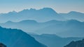 Vertatscha - Scenic view of mountain peak Grintovec in majestic Kamnik-Savinja Alps, Slovenia Royalty Free Stock Photo