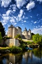 Lovely French village: Verteuil sur Charente, France.