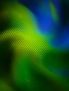 Vertical abstract bright green blue spiral background for wallpapers Royalty Free Stock Photo